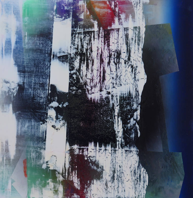 Bernard Gilbert - 2017 - Number 264 - Acrylique et huile sur bois, 61 x 60 cm
