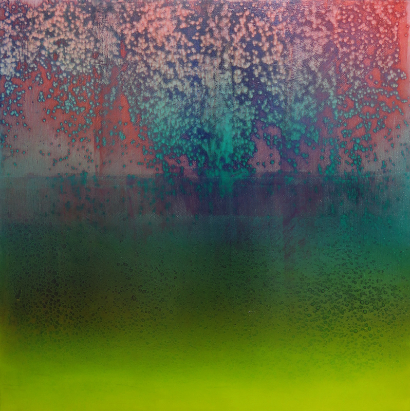 Bernard Gilbert - 2018 - Number 287 - Acrylique et huile sur bois, 80 x 80 cm
