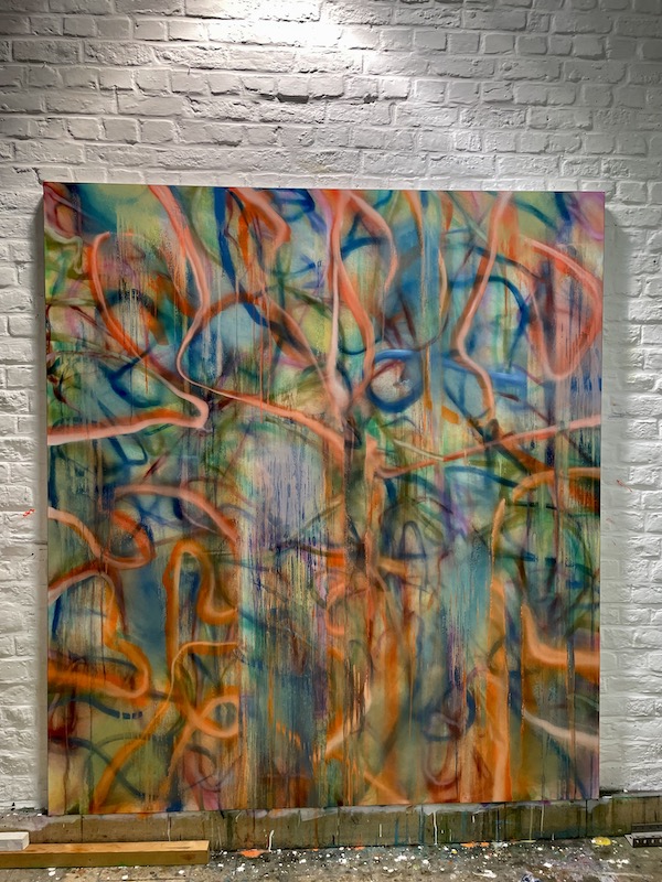 Bernard Gilbert - 2022 - Number 436 - Retinal migraine, 190 x 170 cm