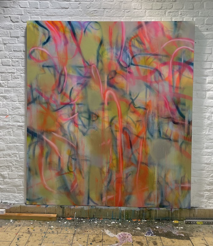 Bernard Gilbert - 2022 - Number 437 - Huile sur toile, 190 x 170 cm